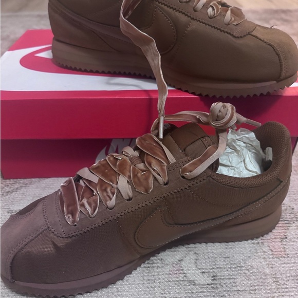 Nike Fauna Brown Cortez Sneakers - Picture 2 of 6